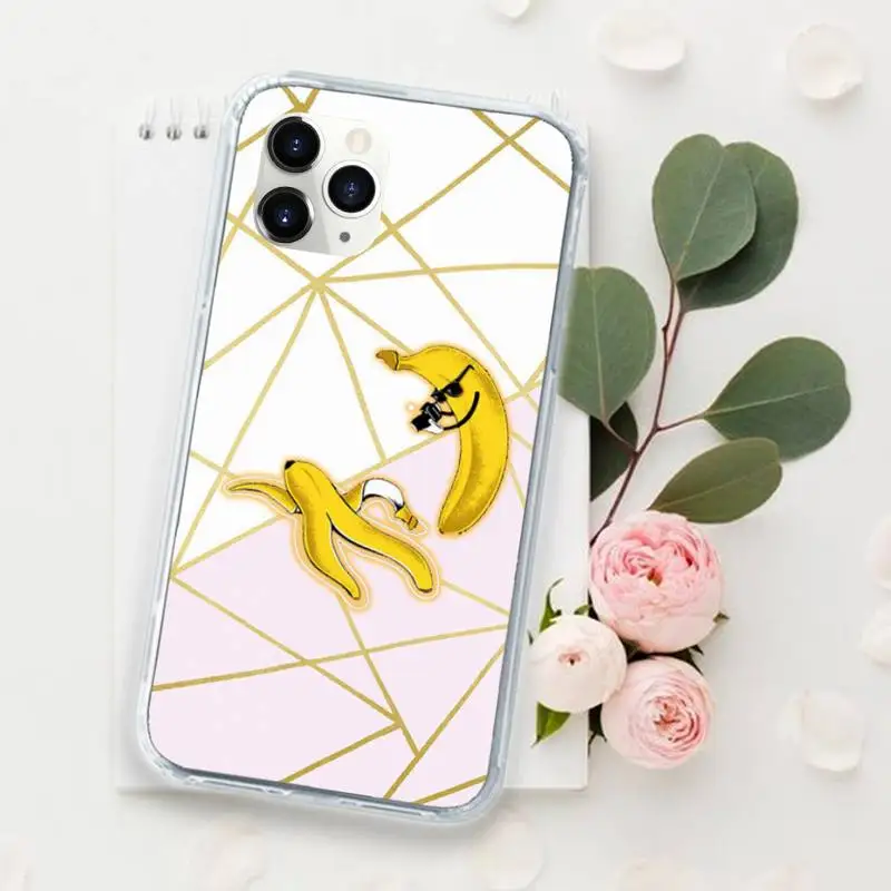 

Cartoon Finger Funny Banana Phone Case for iPhone 11 12 pro XS MAX 8 7 6 6S Plus X 5S SE 2020 XR Luxury brand shell funda coque