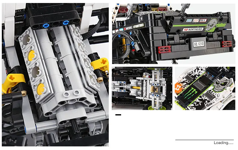 Technic series 4X4 внедорожные модели Vehile, игрушки, строительные блоки, набор блоков, классический автомобиль, совместимый 42099, Детский Рождественский подарок