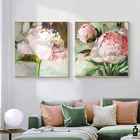 EECAMAIL 5D DIY Триптих алмазная живопись Полный алмаз состоятельный пион Европейский стиль спальня гостиная розовый цветок без рамки