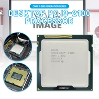 mayitr 1pc high quality desktop pc i3 2100 processor durable metal dual core computer processor for computers accessories