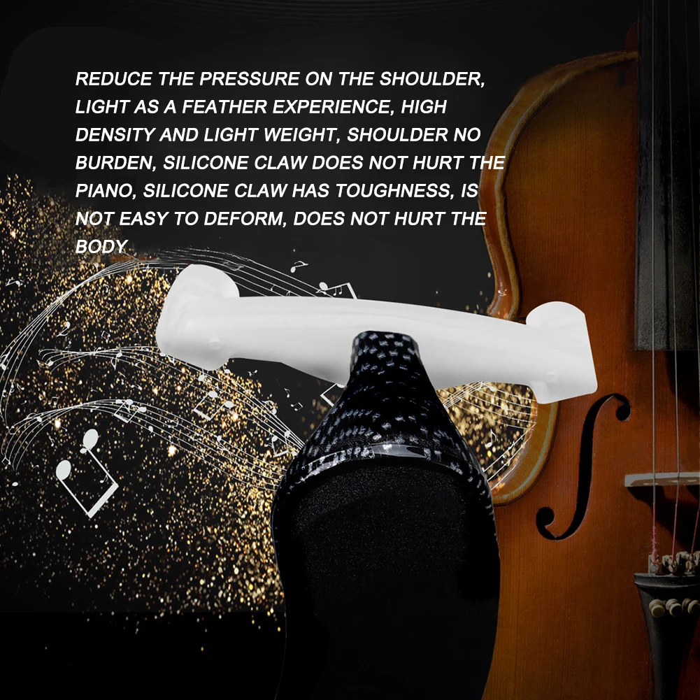 

Adjustable Universal Violin Shoulder Rest 3/4 4/4 Pad Support Part Fittings