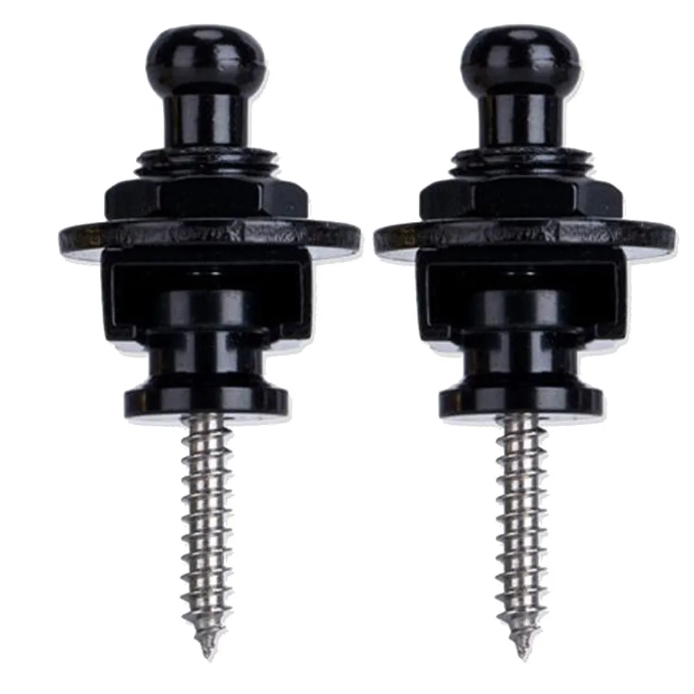 

2/4pcs Guitar Bass Buckle Strap Tail Nail Pegs Locks Buttons Security Straplocks Metal Button Basses Parts Accessories Replaces