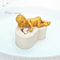 3d sleeping baby silicone molds for baking baby cake decorating tools soap mold fondant cake tools cooking kitchen accessories