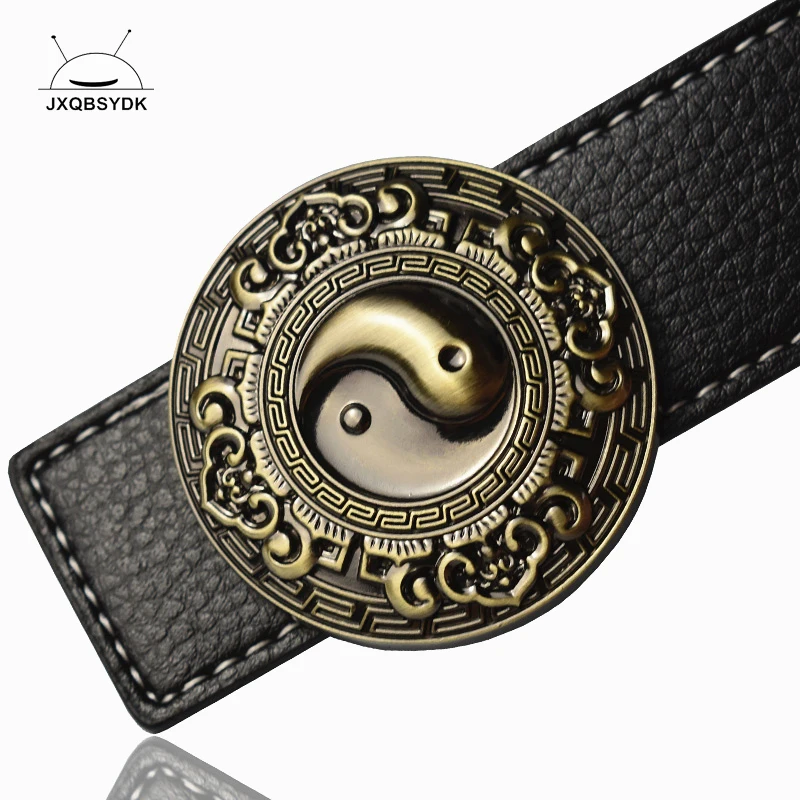 Роскошный ремень для мужчин и женщин модный Индивидуальный кожаный с пряжкой в