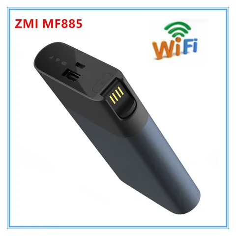 Wi-Fi-роутер MF885 3G 4G с аккумулятором на 10000 мА · ч и поддержкой быстрой зарядки QC2.0 для ZMI MF885