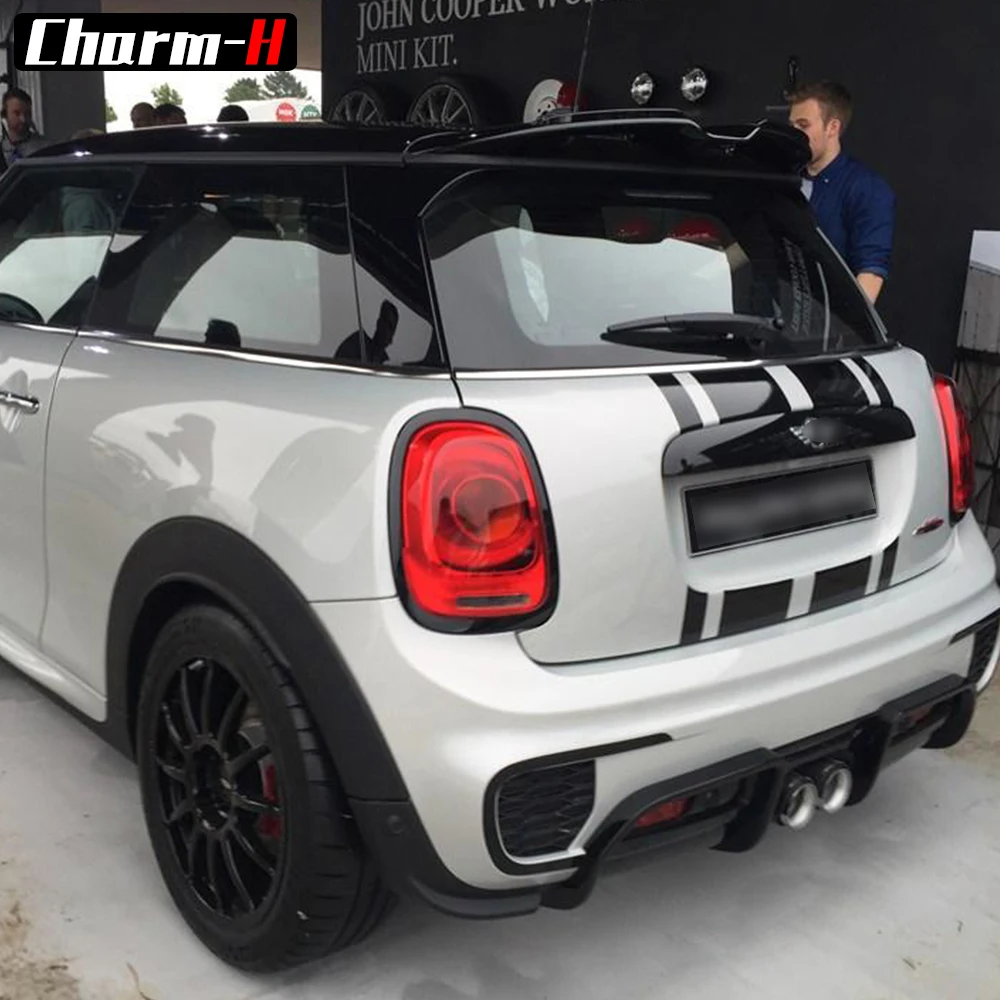 Автомобильный капот в полоску крышка двигателя Taligate наклейка на багажник для MINI