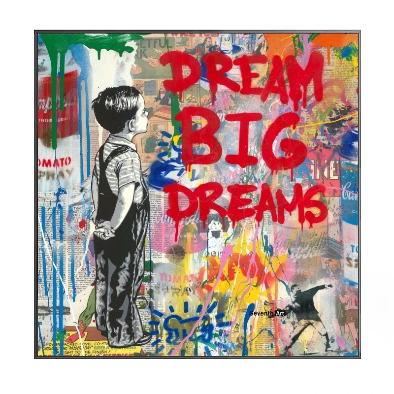 

Graffiti Pop Street Art Dream Posters And Prints Animals Graffiti Art Canvas Paintings Wall Art Pictures for Living Home Decor