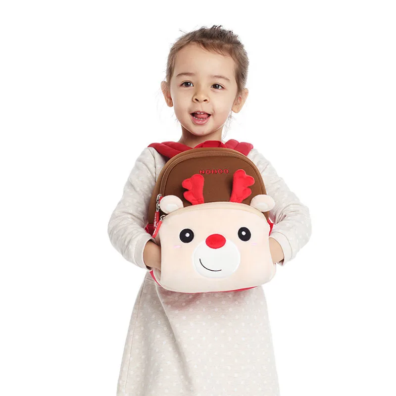 Школьные ранцы с изображением рождественского лося для детей милые детского