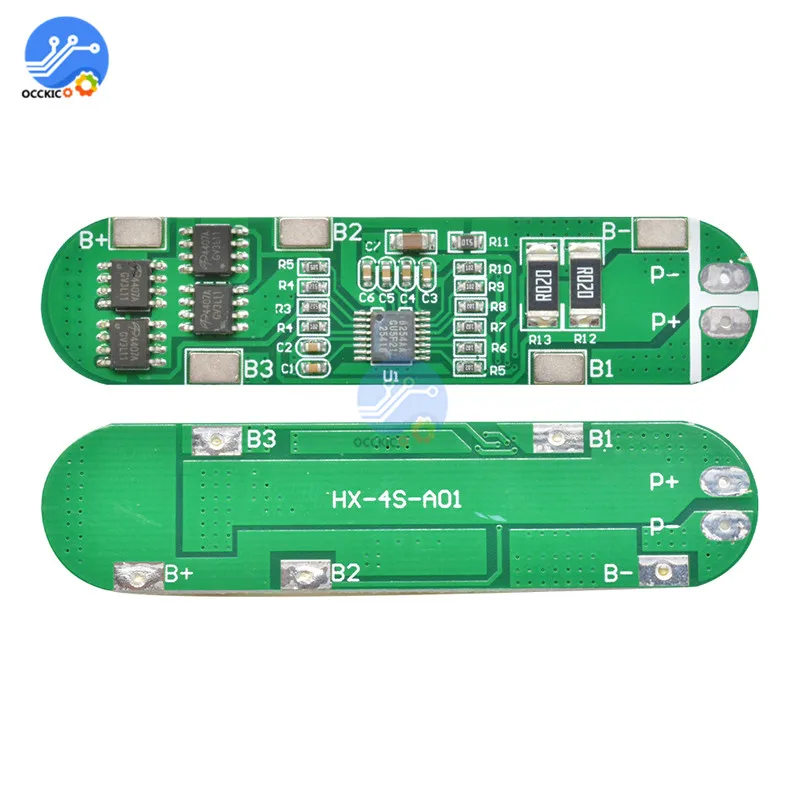 Bms 4S 18650 Защитная плата для литий ионных и литиевых батарей 6A PCM защитный модуль