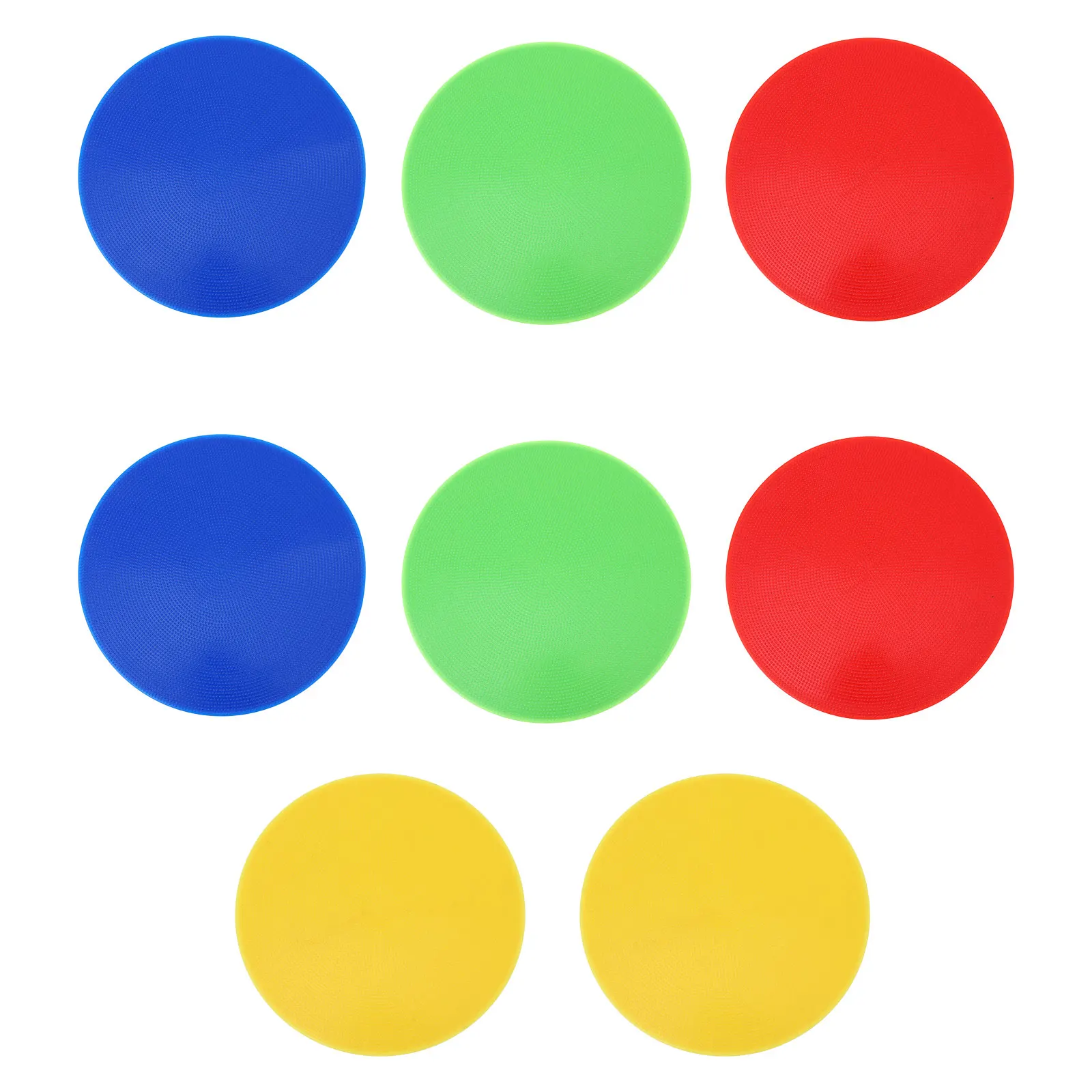 

8 шт., круглые плоские прокладки для стадиона (красный, синий, желтый, зеленый)