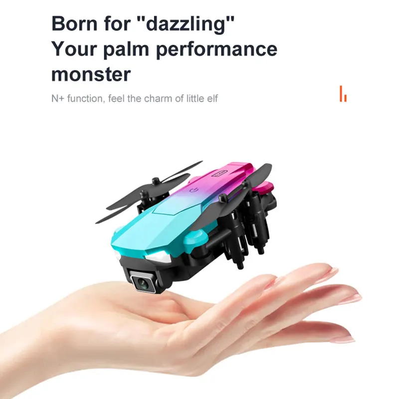 Mini Dron KK9 4K HD con c&aacute;mara Dual, cuadric&oacute;ptero plegable con mantenimiento de altitud, Wifi, FPV, funci&oacute;n de evitaci&oacute;n de obst&aacute;culos, juguete de regalo, novedad de 2021-3