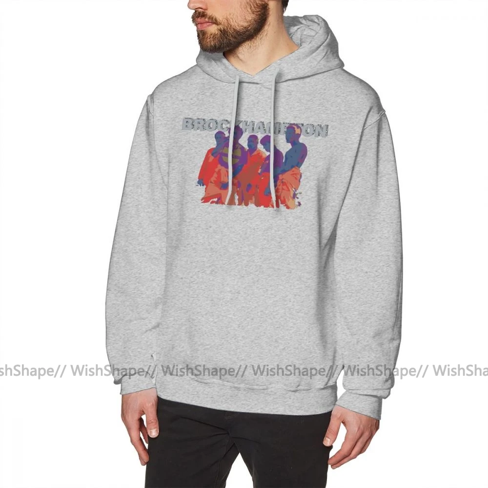 Brockhampton толстовка с капюшоном толстовки мужские длинный пуловер хлопок большой