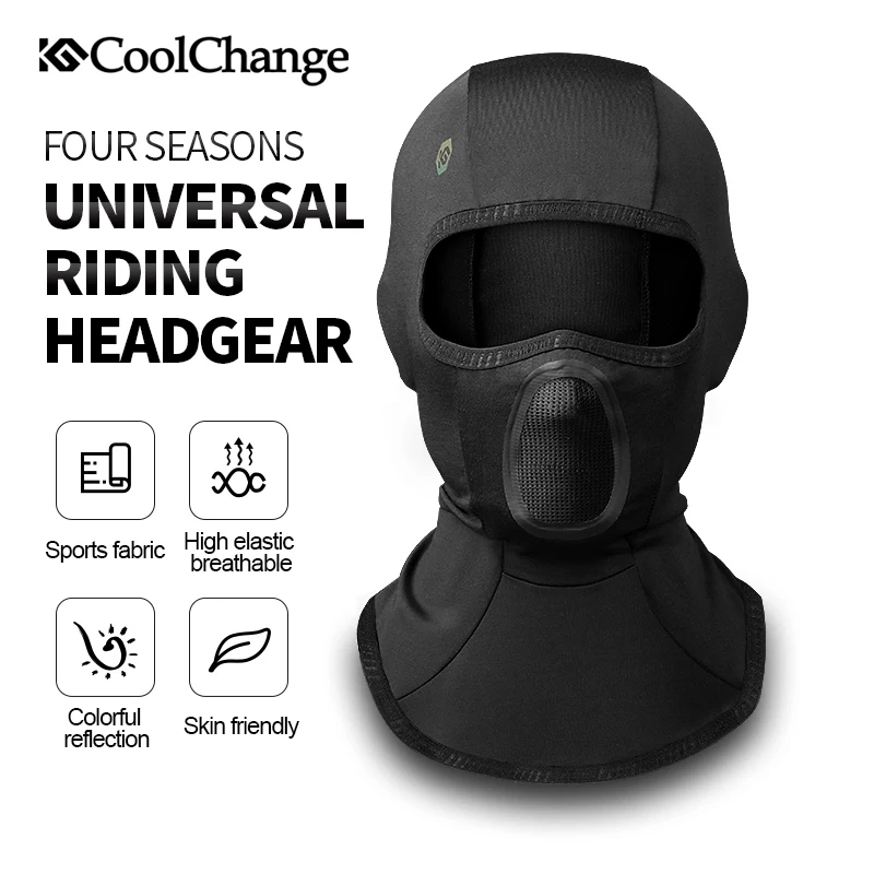 

CoolChange Winter Thermal Ski Mask Windproof Cycling Cap Scarf Bicycle Balaclava Fishing Running Sport Bike Face Mask Headwear