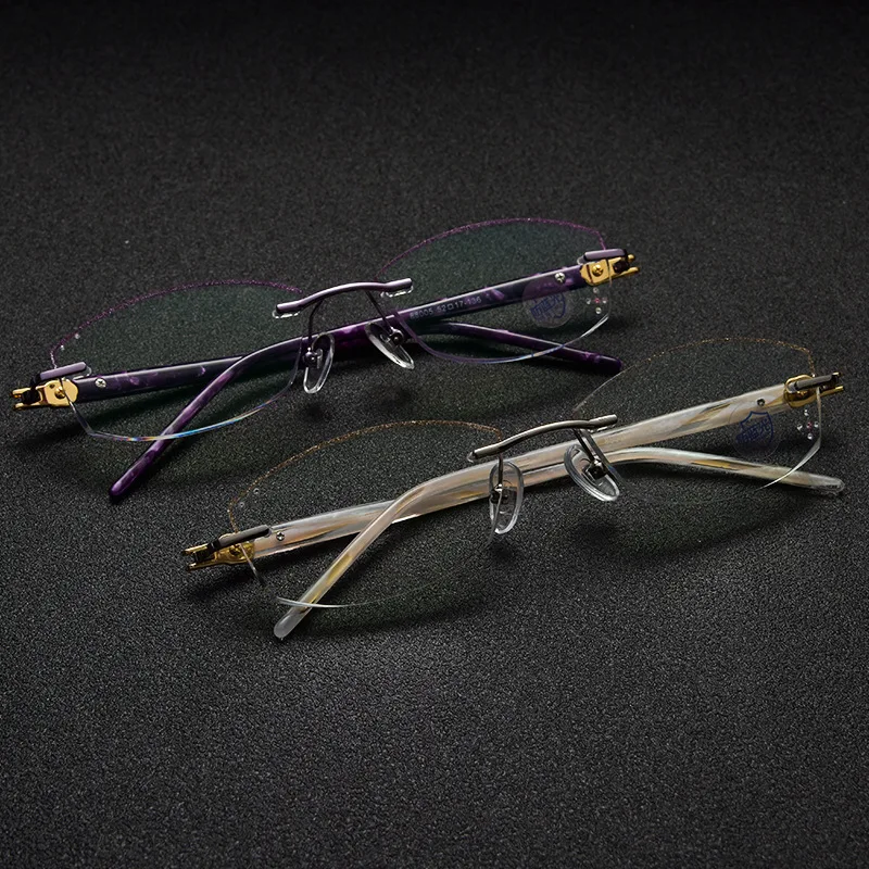 Безвинтовое женский алмазные резка стекла рамы Для женщин антибликовыми