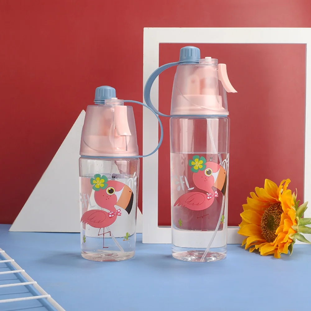 Детская герметичная бутылка для воды с мультяшным медведем 400/600 мл | Дом и сад