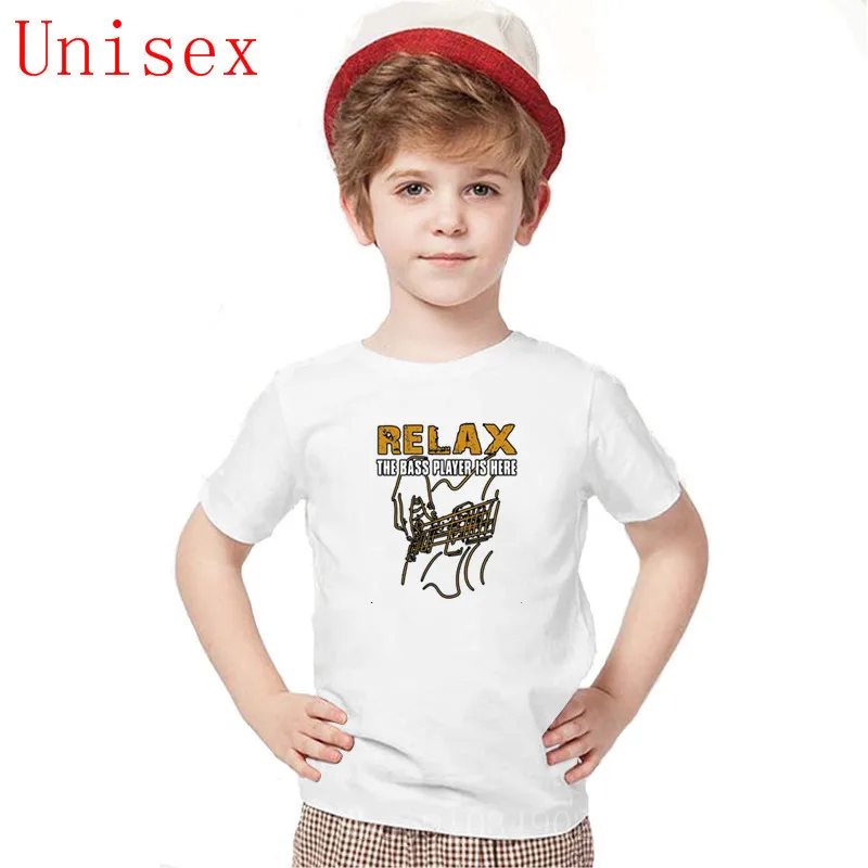 

Бас PlayerRelax, бас-плеер здесь, футболка, Детская разноцветная Новая Винтажная детская футболка, одежда для мальчиков и девочек