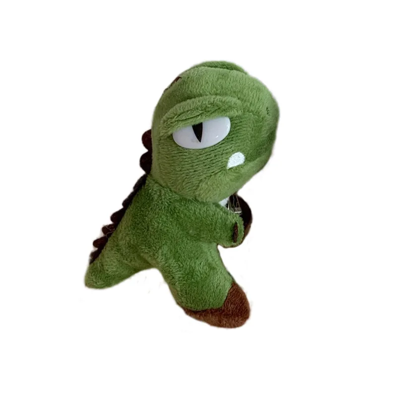 

1pc Small Dinosaur Plush Toy Brooch Children Boy Girl Adult Accessories Cute Doll Kawaii Badge Backpack Pendant Green Plush Toy
