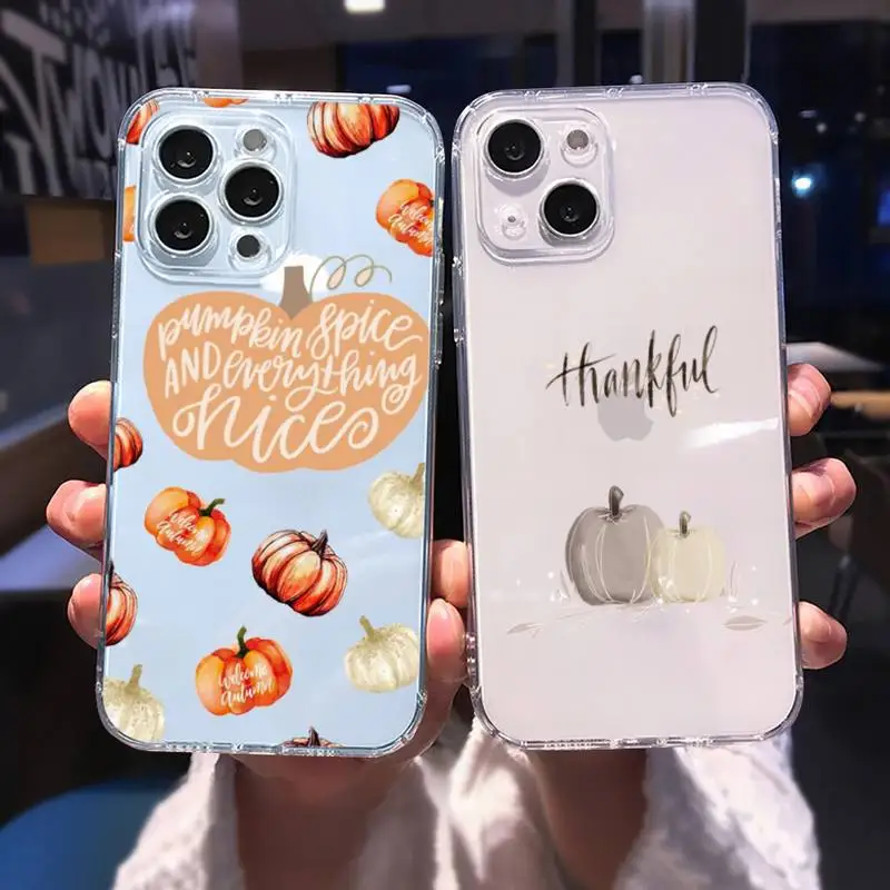 

autumn happy pumpkins Phone Case for iphone 13 12 11 pro max mini 6 6s 7 8 plus SE2020 X XR XS shell iphone 13 case iphone 11