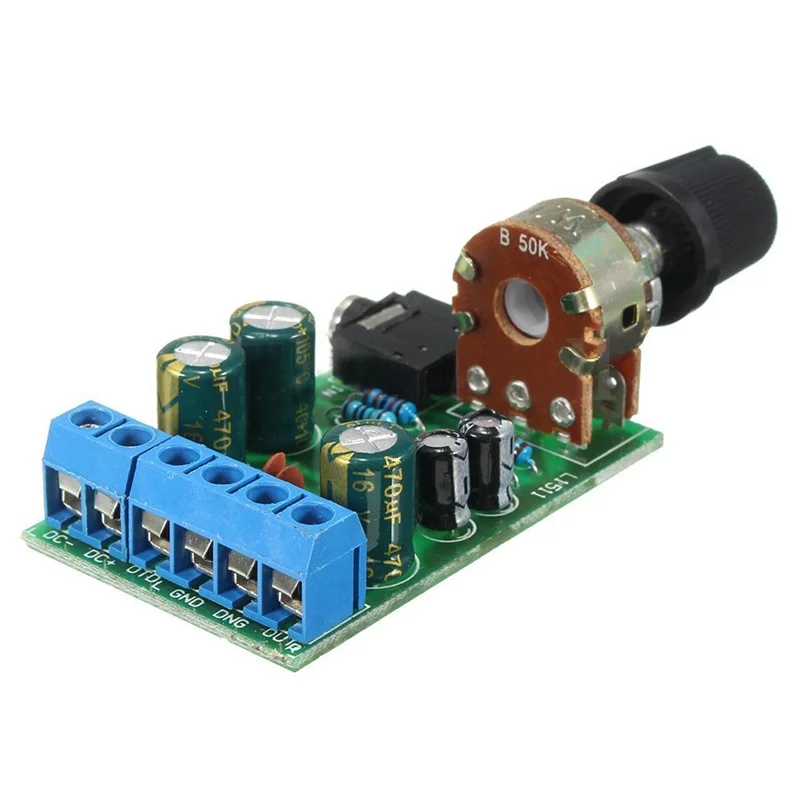 DC1.8-12V TDA2822M усилитель 2 0 канальный стерео 3 5 мм аудио плата модуль зеленый |