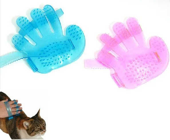 

New Hot Sale Pet Dog Cat Grooming Shower Bath Massage Brush Comb Hand Shaped Glove Comb