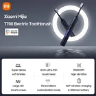 XIAOMI MIJIA T700 электрическая зубная щетка IPX7 Водонепроницаемая перезаряжаемая звуковая Беспроводная зубная щетка с насадками для щеток гигиена полости рта Чистка