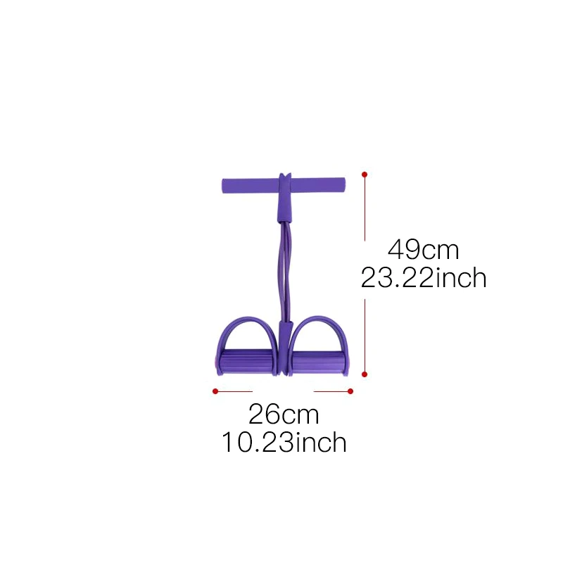 

Multi Function 2/4 Tube Strong Fitness Yoga Pedal Resistance Bands Slimming Training Equipment Bodybuilding Expander Stretching