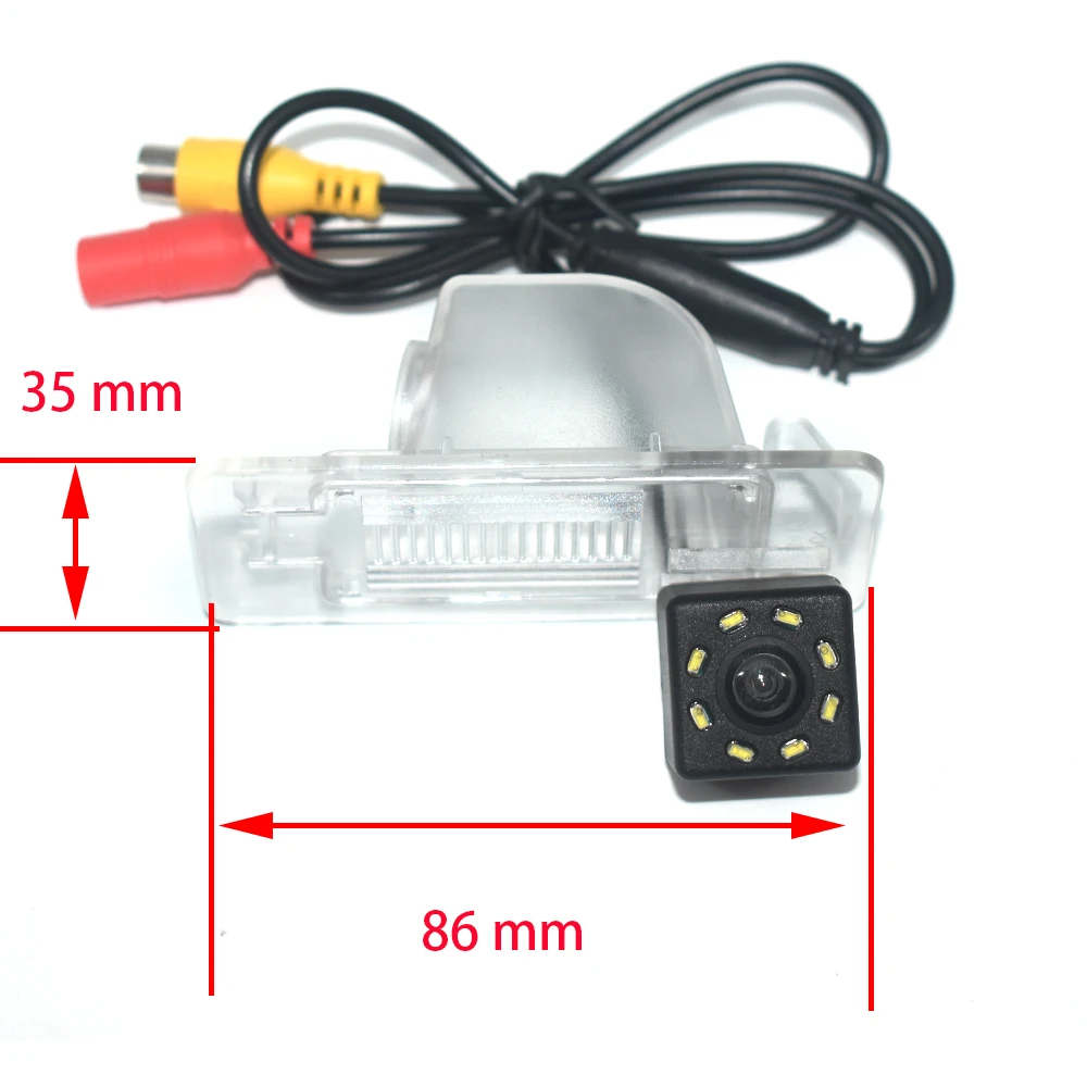 ZJCGO CCD Автомобильная камера заднего вида водонепроницаемая парковочная для Cadillac