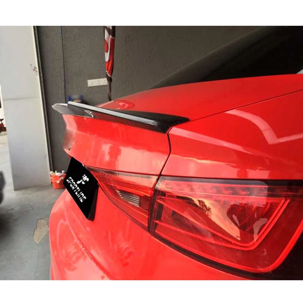 Для Audi A3 S3 RS3 Sline 8 в седан 2013 2016 задний спойлер багажника губа крыло авто из
