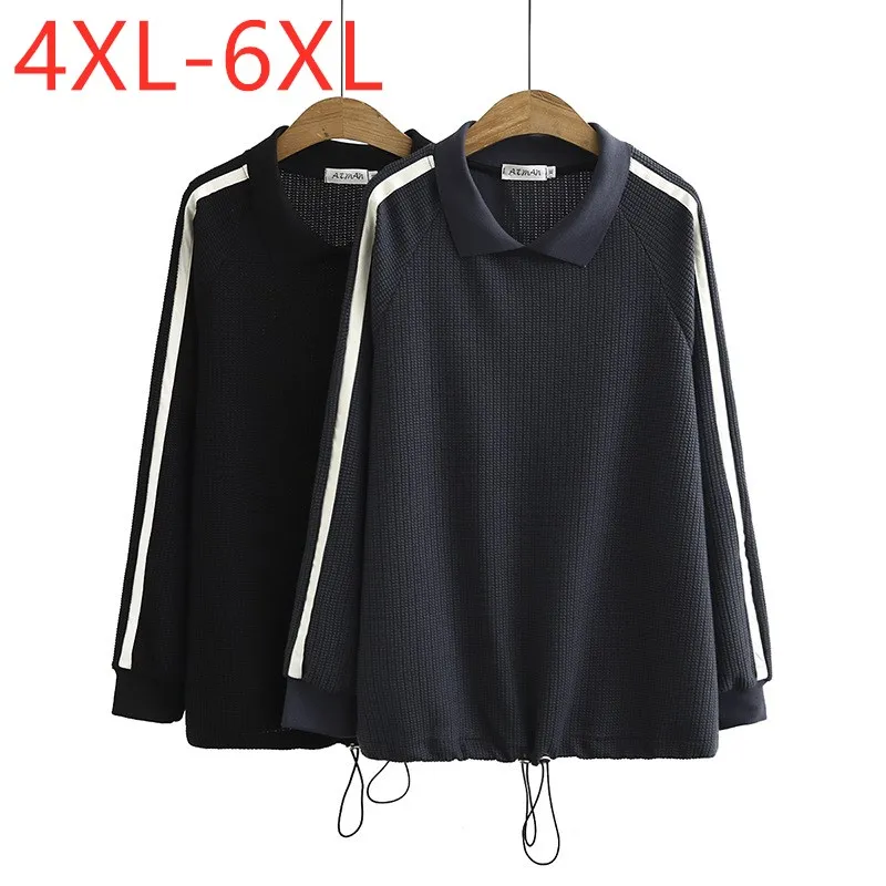 

Свитер женский вязаный, с длинным рукавом, черного цвета, 2021, 4XL, 5XL, 6XL, весна-осень, размера плюс