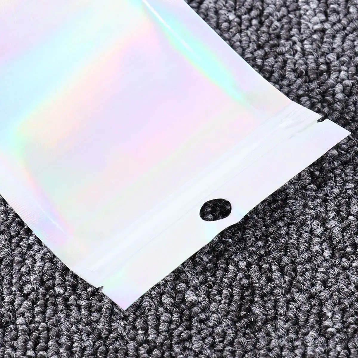 100 шт. Закрывающиеся Пластиковые пакеты с замком-молнией упаковка для ювелирных