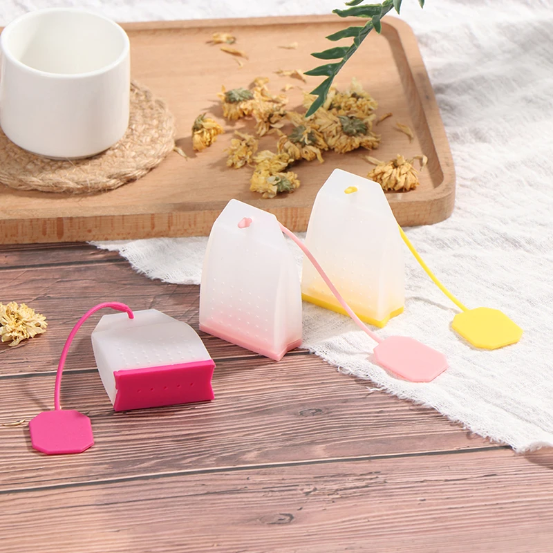 

1Pc Bag Style Silicone Tea Infusers Tea Strainers Herbal Spice Tea Infuser Filters Scented Kitchen Coffee Tea Tools