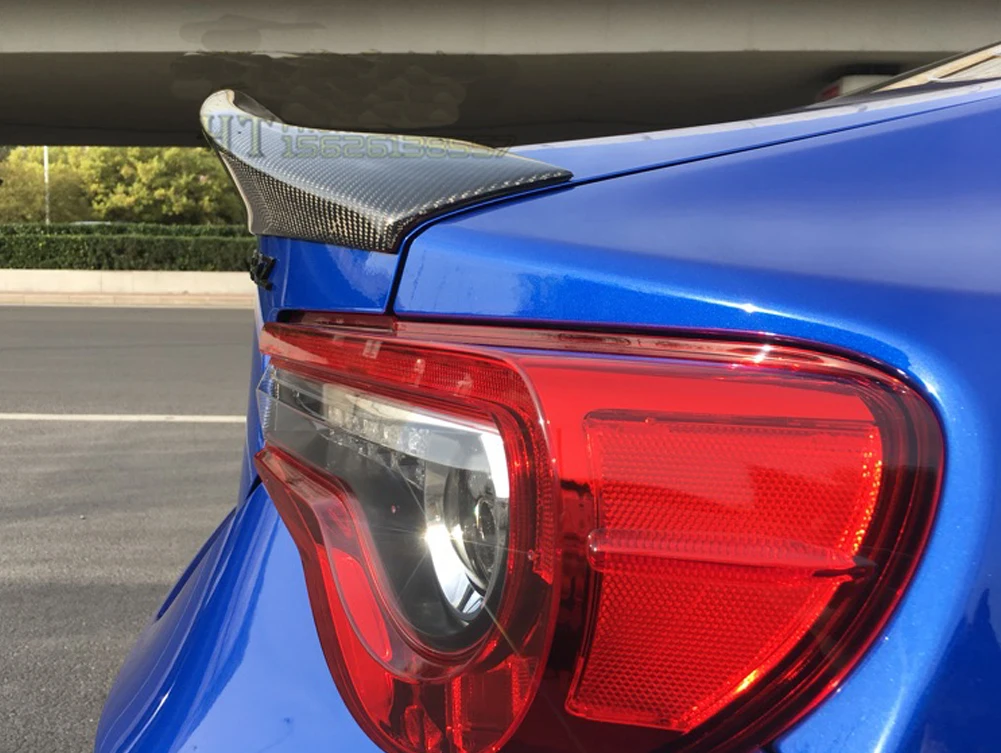Для Subaru BRZ Toyota 86 GT86 2012-2019 материал углеродного волокна задний спойлер на крышу