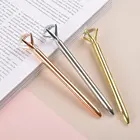 Роскошная портативная большая ручка с кристаллами шариковые ручки канцелярские принадлежности шариковая ручка товары для дома офиса школы