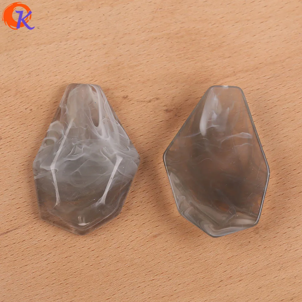 Аксессуары для ювелирных изделий Cordial Design 31x44 мм 50 шт./Акриловые бусины/Мраморный