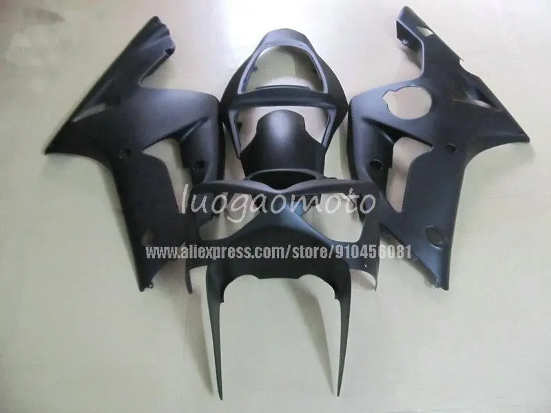 

Body kits Injection all black Fairing kits for KAWASAKI Ninja ZX6R 03 04 ZX 6R 2003 2004 ZX-6R 636 Fairings bodywork kit