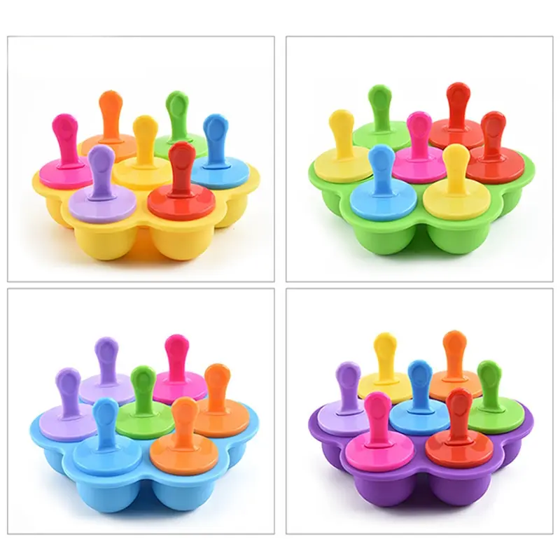 Летняя силиконовая мини форма для мороженого приготовления домашнего детского