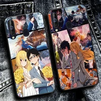 your lie in april phone case for samsung a51 01 50 71 21s 70 31 40 30 10 20 s e 11 91 a7 a8 2018