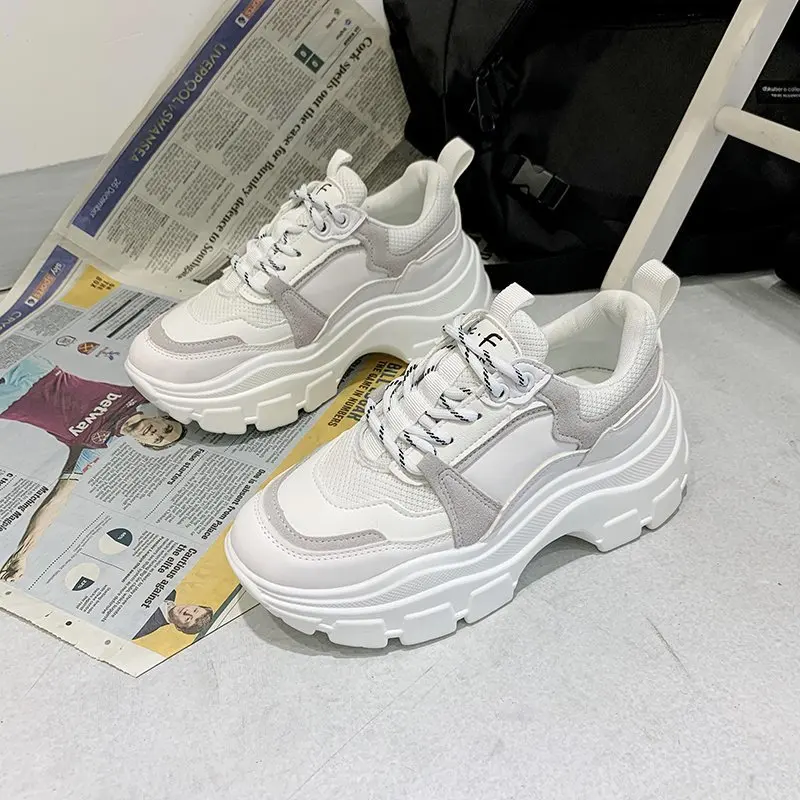 

Natascha Women Chunky Sneakers Platform Vulcanized Shoes Casual Shoe Fashion Thick Sole Sport Running Shoes Spring/autumn