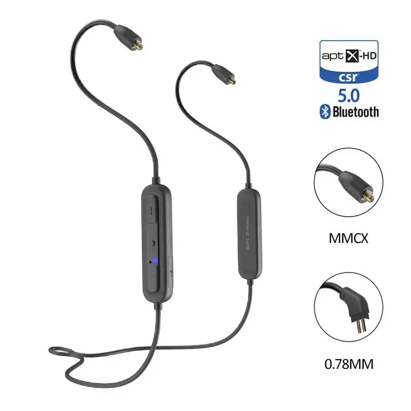 Z3 Беспроводной Bluetooth кабель 5 0 APTX HD апгрейд провод модуля MMCX/0 78 мм 2Pin разъем QCC3034