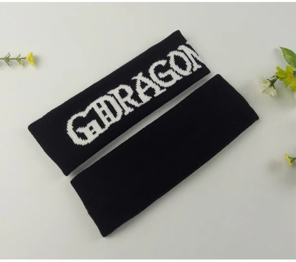 

GD GDRAGON Lettering Sports Headband Streetwear HIP-HOP Fashion Headband