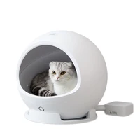 Smart Cozy Pet House Cool + Warm Adjustable Temperature Sleep Monitor App Remote Control Heating House Pet BedCD