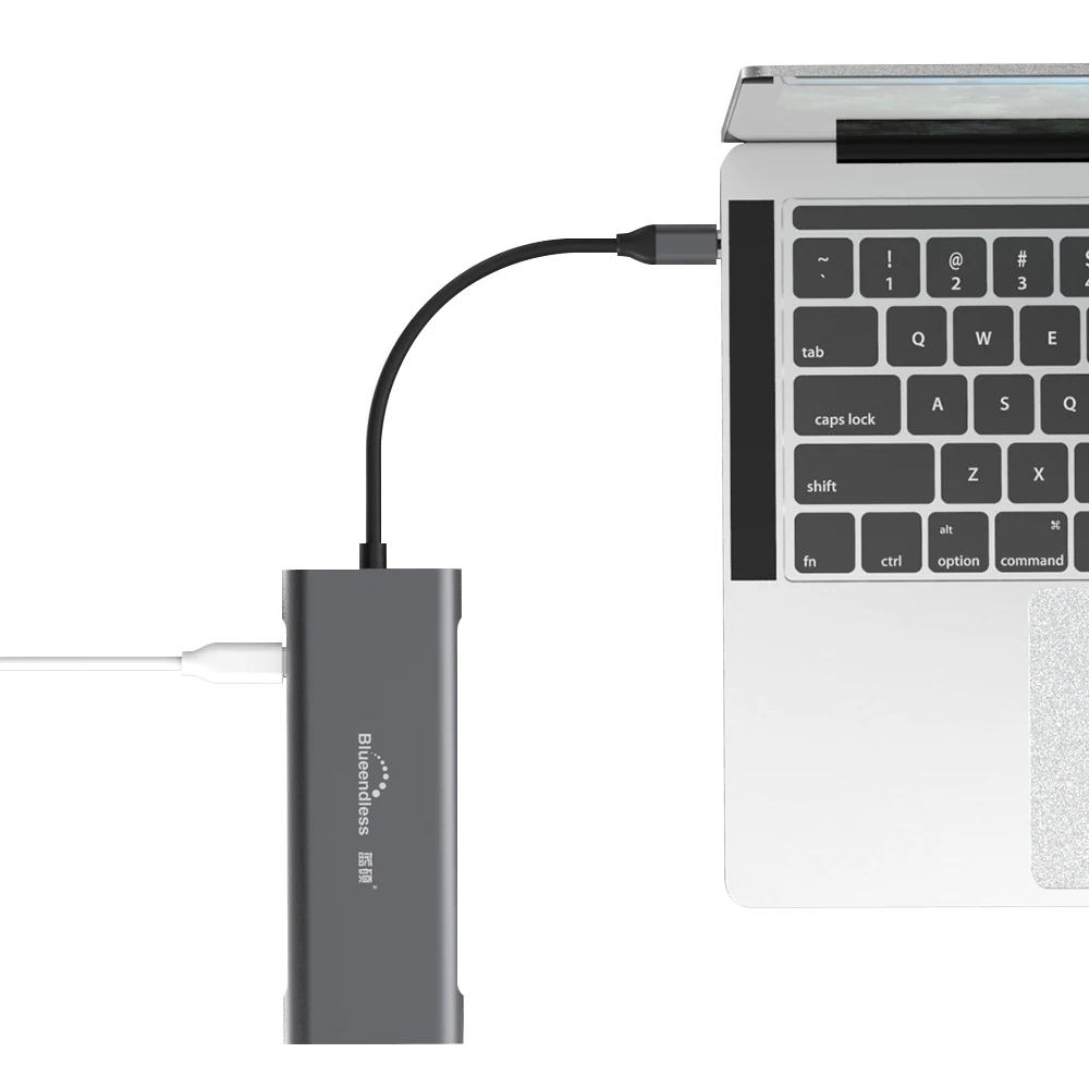 Док-станция для ноутбука type C USB 3,0 HDMI TF LAN PD usb-хаб type-C для Macbook для huawei XiaoMi DELL Surface lenovo Dock