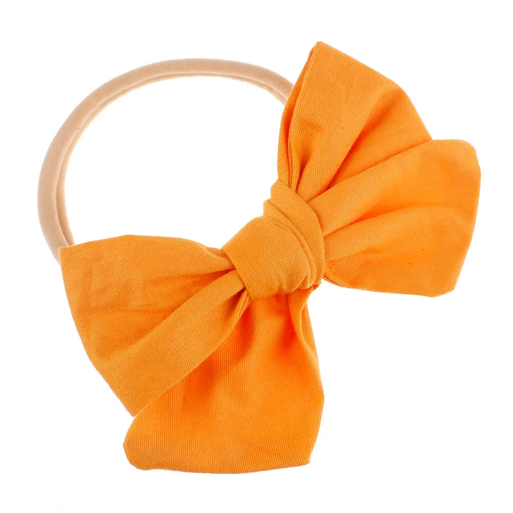 

Kids Solid Headband Girls Baby Elastic Bowknot Accessories Comfortable Hairband Beautiful Mini Bowknot Headwear For Baby Girls