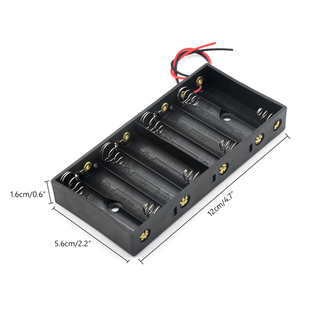 Чехол-держатель для батареек AA 1X 2X 3X 4X многофункциональный держатель сделай сам