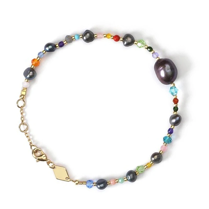 Минимализм Богемский Браслет с круглыми бусинами веревочные Этнические