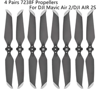 4 pairs 7238f propellers props for dji mavic air 2dji air 2s low noise cw ccw wing fan quick release wings drone accessories