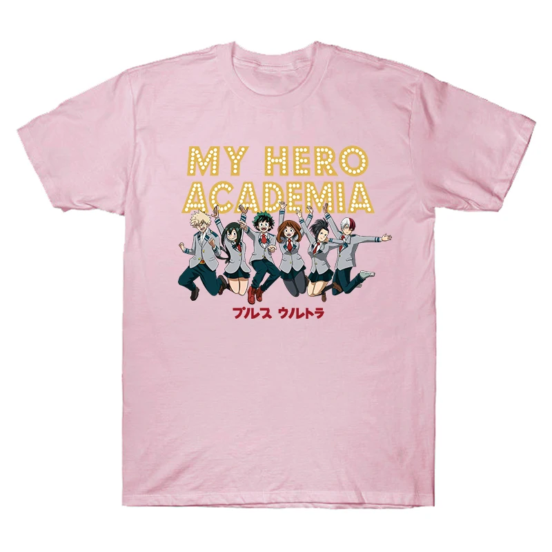 

2020 My Hero Academia Men T-Shirts Casual Harajuku Print Summer T Shirt Japan Anime Shirt Oversized Men Tshirt