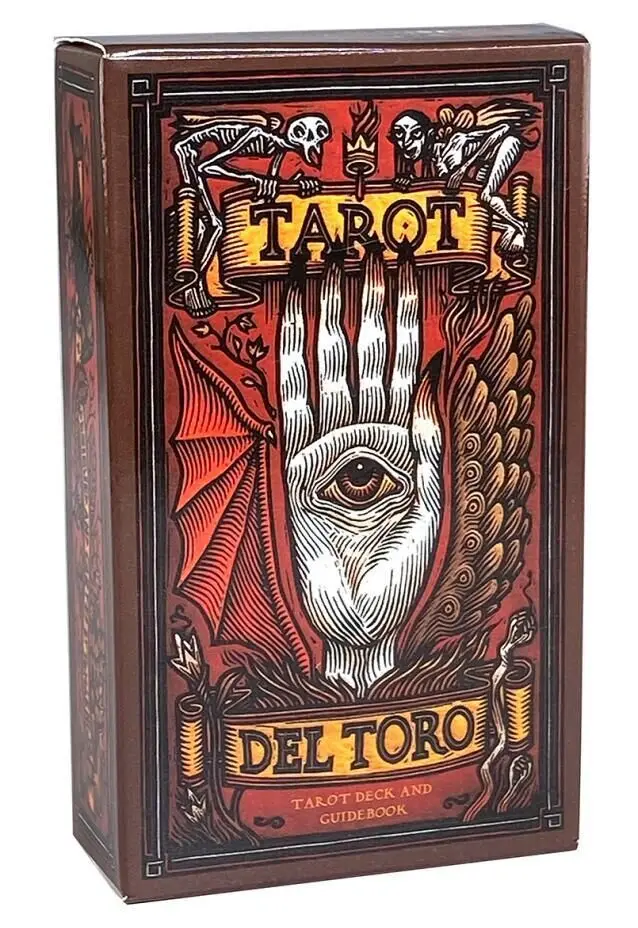 

Del Toro Tarot Card Tarot Deck for Fate Divination Board Game for Adult English Version Oracle Card Playing Card Gift Toy