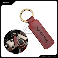 motorcycle cowhide keychain key ring case for yamaha vfr 750 800 1200 models