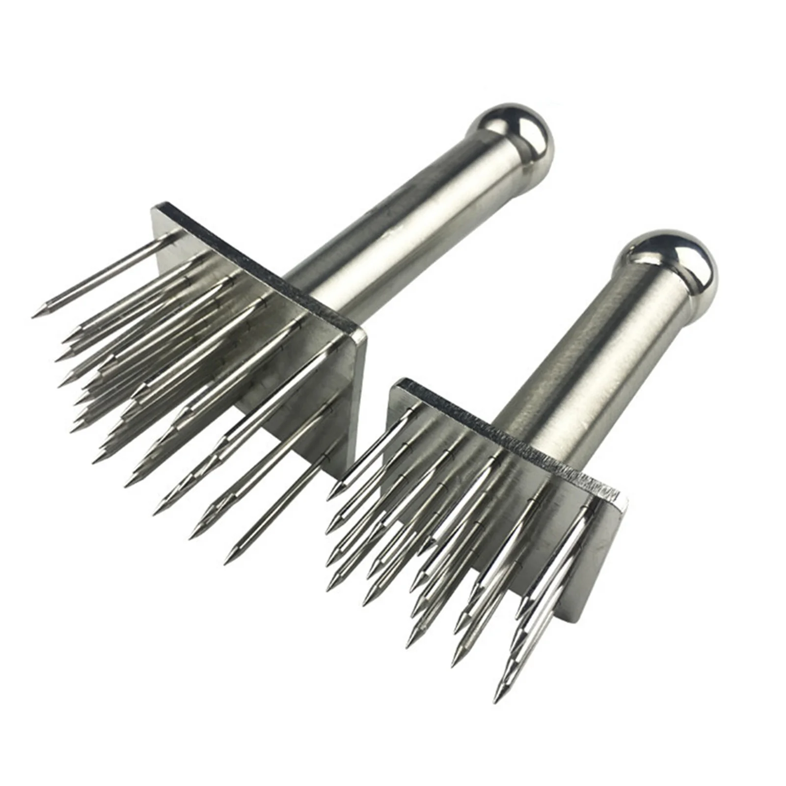 

Stainless Steel Meat Hammer Pounders Meat Needles Meat Tenderizer Kitchen Tools Sliver Kitchen Tool New 7*19 cm